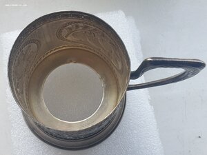 Подстаканник "Крыжовник" 875 проба 154 грамма