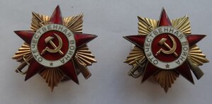 2 ордена Отечественной войны I степени одним лотом