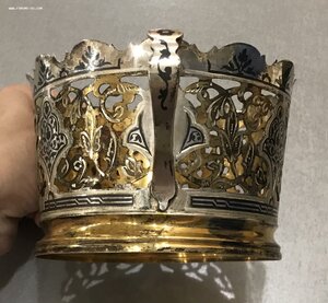 Огромная серебряная ваза СССР. В родной коробке В люксе. 875