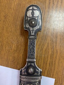 Кинжал серебро