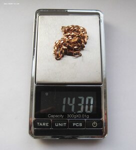 Браслет 585, 14,30 гр, длина 22 см.