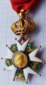 Франция, орд Почетного Легиона, офицер, золото, Наполеон III