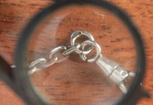 Цепь к часам. 875 проба (голова). Клеймо АСЮ. До 1958 года