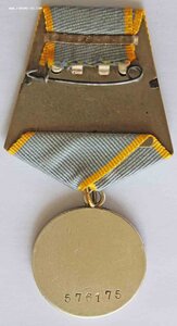 МЕДАЛЬ "ЗА БЕЗУПРЕЧНУЮ СЛУЖБУ" № 576175