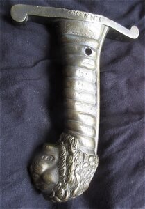 Рукоять сабли, тесака, старинная.