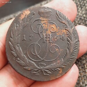 5 копеек 1764 СМ