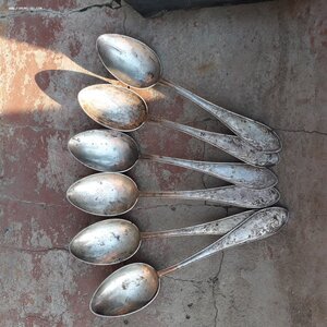 Ложки большие.Голова 875 А.П.цифра 3.  1920-е годы.