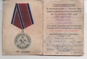 Пожарник серебро