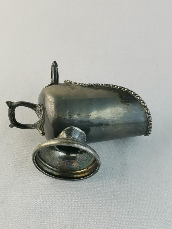 сахарница с совочком,серебрение