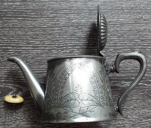 чайник,сахарница,сливочник,штихтель,серебрение