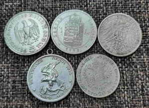 Монеты Серебро СССР царизм европа