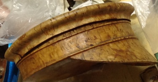 Старинная Фуражка-шкатулка из корня Капа