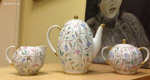 Сервиз Летний Ситчик ЛФЗ автор Григорьева Симпатичный