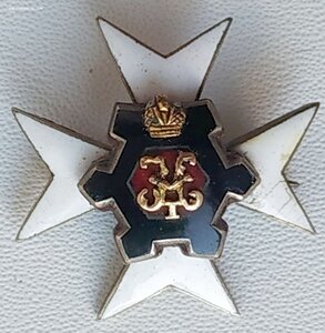 Знак Николаевское инженерное училище, фрачник