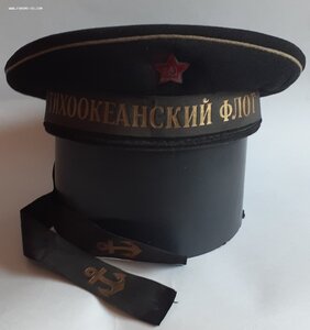 Бескозырка ВМФ СССР. 1947 год. Владивосток Швейная фабрика.