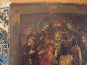 Икона Деиссус с предстоящими. Донской монастырь. середина 19