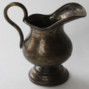 сливочник,серебрение,Варшава до 1917г.,без клейм