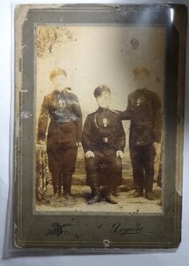Китай, серебро+фото героев 4 Восточно-Сибирского Стрелкового