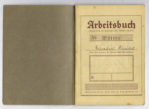 Трудовые нем. книжки «arbeitsbuch»
