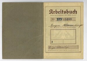 Трудовые нем. книжки «arbeitsbuch»