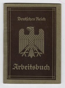 Трудовые нем. книжки «arbeitsbuch»