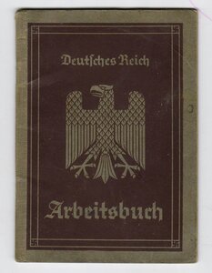Трудовые нем. книжки «arbeitsbuch»