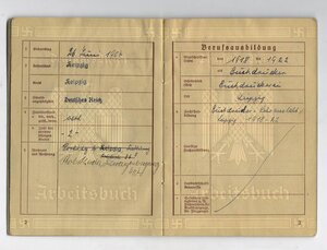 Трудовые нем. книжки «arbeitsbuch»