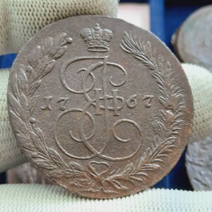 5 копеек 1758-1769 - кучка