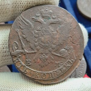 5 копеек 1758-1769 - кучка