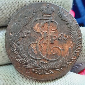 5 копеек 1758-1769 - кучка