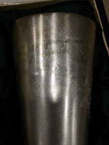 Три серебряных стопы 875 пробы, в коробке.