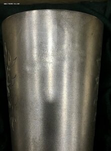 Три серебряных стопы 875 пробы, в коробке.