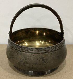 Вазочка/конфетница. Серебро 875 пробы.