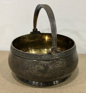 Вазочка/конфетница. Серебро 875 пробы.