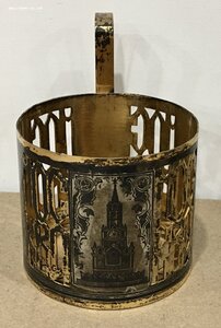 Подстаканник «Москва». Серебро 875 пробы.