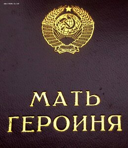 Орден Мать Героиня 54853 + Документ