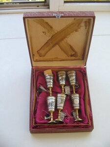 Набор рюмок. Серебро. Новые!