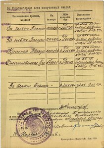 ОВ 2ст. № 579.365 на сапёра. 266 СД. Бои в Германии