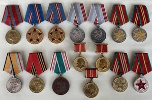 Медали СССР ( выслуга, юбилеи и тд ) ФИКСИРОВАНО.