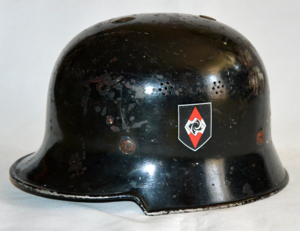 Алюминиевая каска Luftschutzübung der Hitlerjugend