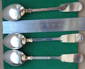 ложки чайные   Проба - 875