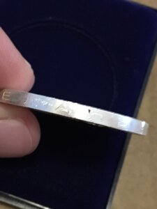 Серебряная школьная медаль, Россия 2007, Мосштамп, в коробке