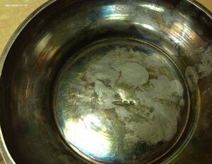 Переходящий приз Войск МВД Погранотряд Литва 1947г Серебро