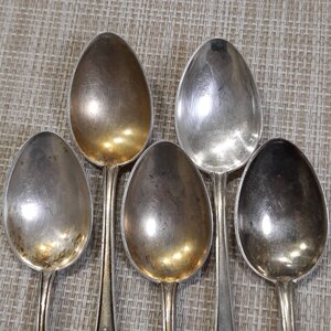 Чайные ложки - серебро 875