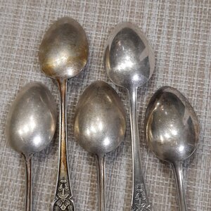 Чайные ложки - серебро 875