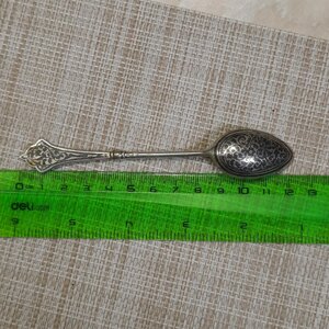 Чайные ложки - серебро 875 чернь