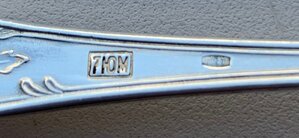 Комплект чайных ложек 6 штук 875 пробы в коробке, ЛЮКС!