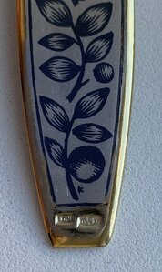 Комплект столовых ложек СЕВЕРНАЯ ЧЕРНЬ 6 шт в коробке, ЛЮКС!