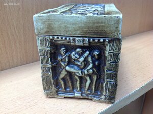 Шкатулка со сценами Камасутры Эротика Фарфор