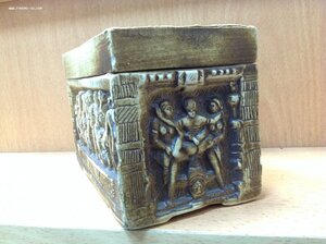 Шкатулка со сценами Камасутры Эротика Фарфор